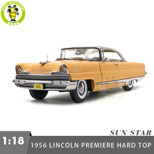 Sunstar 1/18 1956 Lincoln Premiere Hard Top Diecast Model Toy Car Gifts For Friends