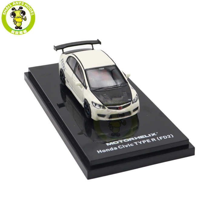 1/64 Honda Civic TYPE R FD2 MOTORHELIX Diecast Model Toy Car Gifts For Friends