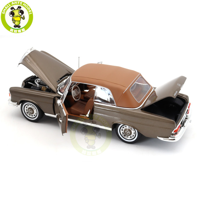 1/18 Mercedes Benz 280SE 280 SE Cabriolet 1969 Norev 183757 Diecast Model Car Toy Gifts For Friends