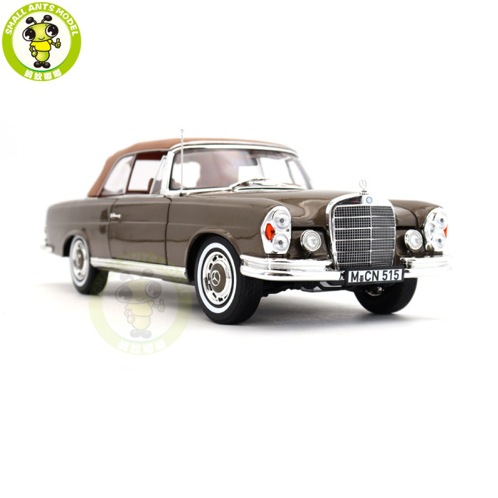 1/18 Mercedes Benz 280SE 280 SE Cabriolet 1969 Norev 183757 Diecast Model Car Toy Gifts For Friends