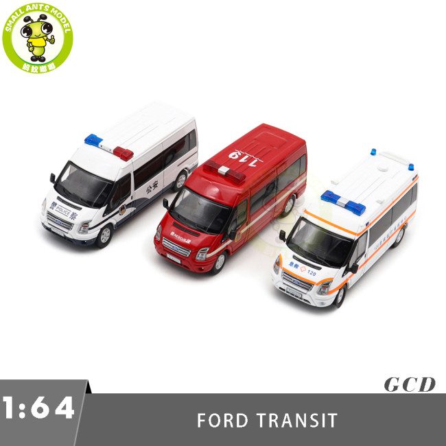GCD 1/64 Ford Transit Diecast Metal Model Car Toys Boys Girls Gifts