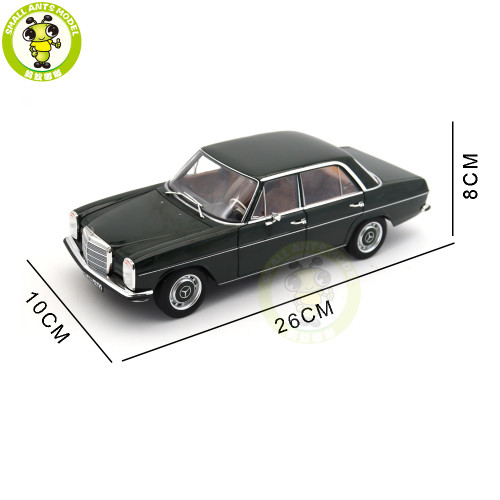 1/18 Mercedes Benz 200 1968 Norev 183780 Dark Olive Diecast Model Toy Car Gifts For Friends Father