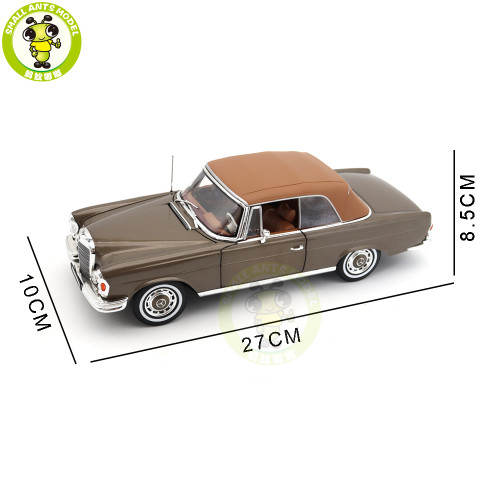 1/18 Mercedes Benz 280SE 280 SE Cabriolet 1969 Norev 183757 Diecast Model Car Toy Gifts For Friends