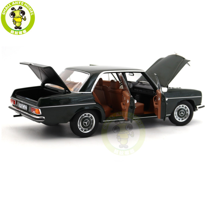 1/18 Mercedes Benz 200 1968 Norev 183780 Dark Olive Diecast Model Toy Car Gifts For Friends Father