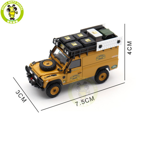 Almost Real 1/64 Land Rover 110 Camel Trophy Workshop Unit Tanzania Burundi 1991 Diecast Model Car