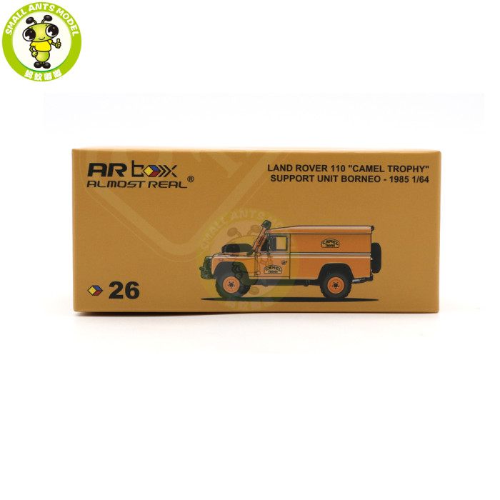 Almost Real 1/64 Land Rover 110 Camel Trophy Support Unit Borneo 1985 Diecast Model Car