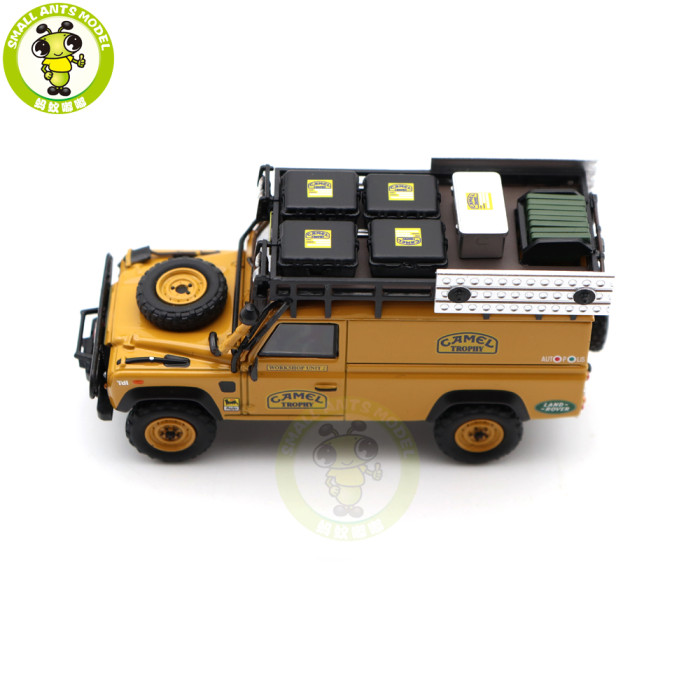 Almost Real 1/64 Land Rover 110 Camel Trophy Workshop Unit Tanzania Burundi 1991 Diecast Model Car