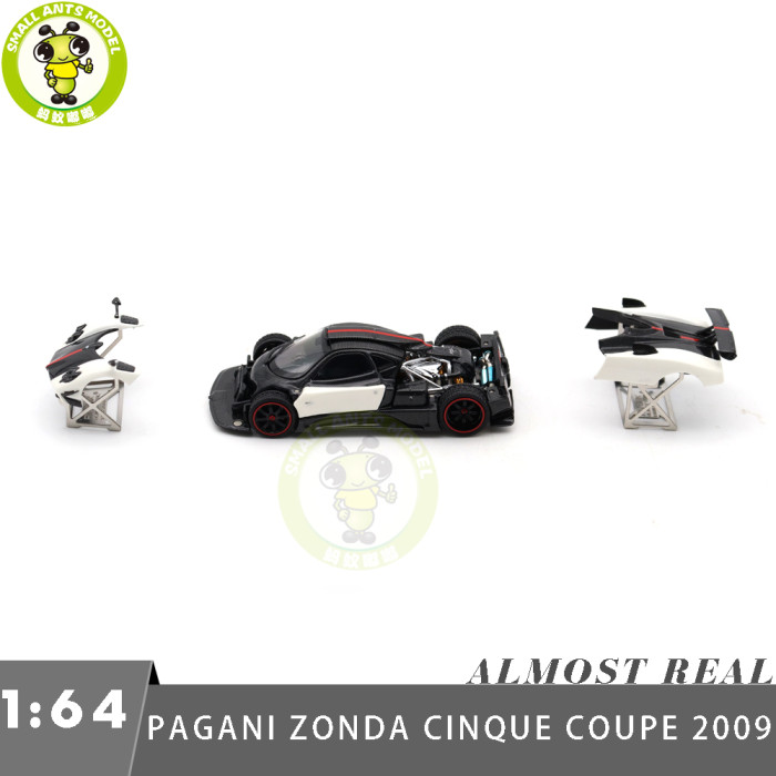 Almost Real 1/64 PAGANI ZONDA Cinque Coupe 2009 Diecast Model Toy Car Gifts For Friends