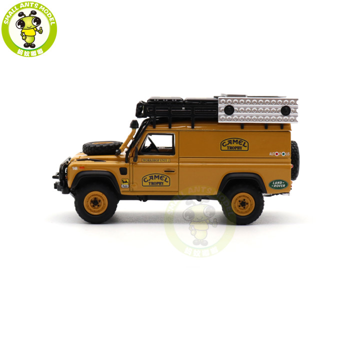 Almost Real 1/64 Land Rover 110 Camel Trophy Workshop Unit Tanzania Burundi 1991 Diecast Model Car