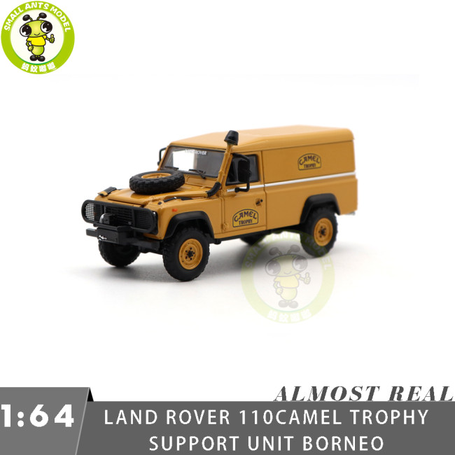 Almost Real 1/64 Land Rover 110 Camel Trophy Support Unit Borneo 1985 Diecast Model Car