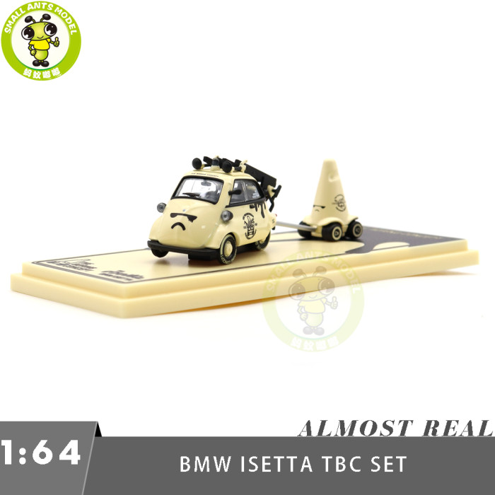 Almost Real 1/64 BMW Isetta TBC Set Diecast Model Toys Car Gifts For Friends