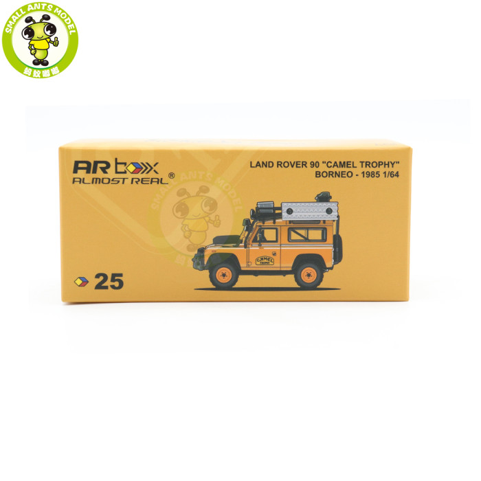 Almost Real 1/64 Land Rover 90 Camel Trophy Borneo 1985 Diecast Model Car