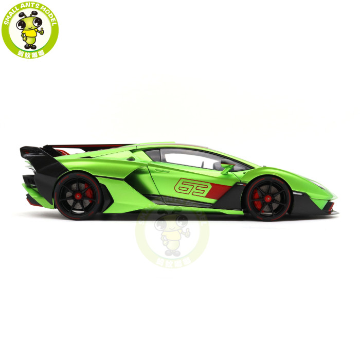 1/18 Lamborghini SC18 ALSTON AUTOart 79248 Verde Selvans / Red Accents Model Car