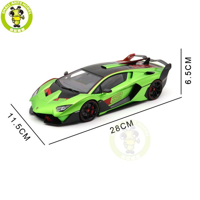 1/18 Lamborghini SC18 ALSTON AUTOart 79248 Verde Selvans / Red Accents Model Car