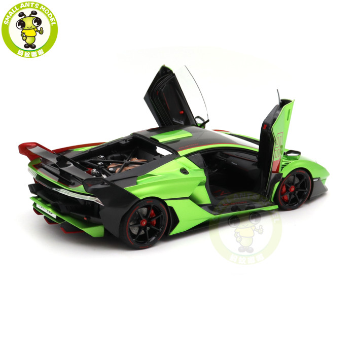 1/18 Lamborghini SC18 ALSTON AUTOart 79248 Verde Selvans / Red Accents Model Car