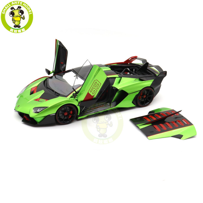 1/18 Lamborghini SC18 ALSTON AUTOart 79248 Verde Selvans / Red Accents Model Car