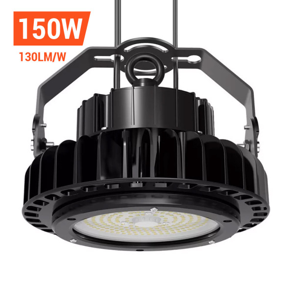 Adiding LED High Bay Lights,150 Watt,Black, 600W Metal Halide Equal,5000 Kelvin