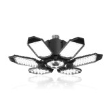 Adiding LED Garage Ceiling Light,100 Watt,10000 Lumen, 6500K Daylight, Deformable 6+1 Panels, LED Shop Lights