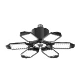 8-Pack Adiding LED Garage Ceiling Light,100 Watt,10000 Lumen, 6500K Daylight, Deformable 6+1 Panels, LED Shop Lights