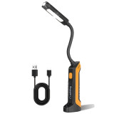 Adiding LED Work Light Orange, Magnetic, Rechargeable, Gooseneck Work lights