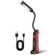 Adiding LED Work Light Red, Magnetic, Rechargeable, Gooseneck Work lights