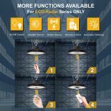 Adiding LED High Bay Lights, 200Watts, 34,000Lumens, Wattage Adjustable 200W / 150W / 120W, 5000K, 100-277V - ECO-RADAR Series