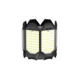 8-Pack Adiding LED Garage Ceiling Light,100 Watt,10000 Lumen, 6500K Daylight, Deformable 6+1 Panels, LED Shop Lights