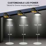 Adiding LED High Bay Lights, 200Watts, 34,000Lumens, Wattage Adjustable 200W / 150W / 120W, 5000K, 100-277V - ECO-RADAR Series