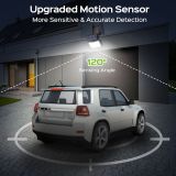 2-Pack Adiding Solar Motion Sensor Outdoor Lights, Remote Control, with 16.4ft Cable, TBD-56