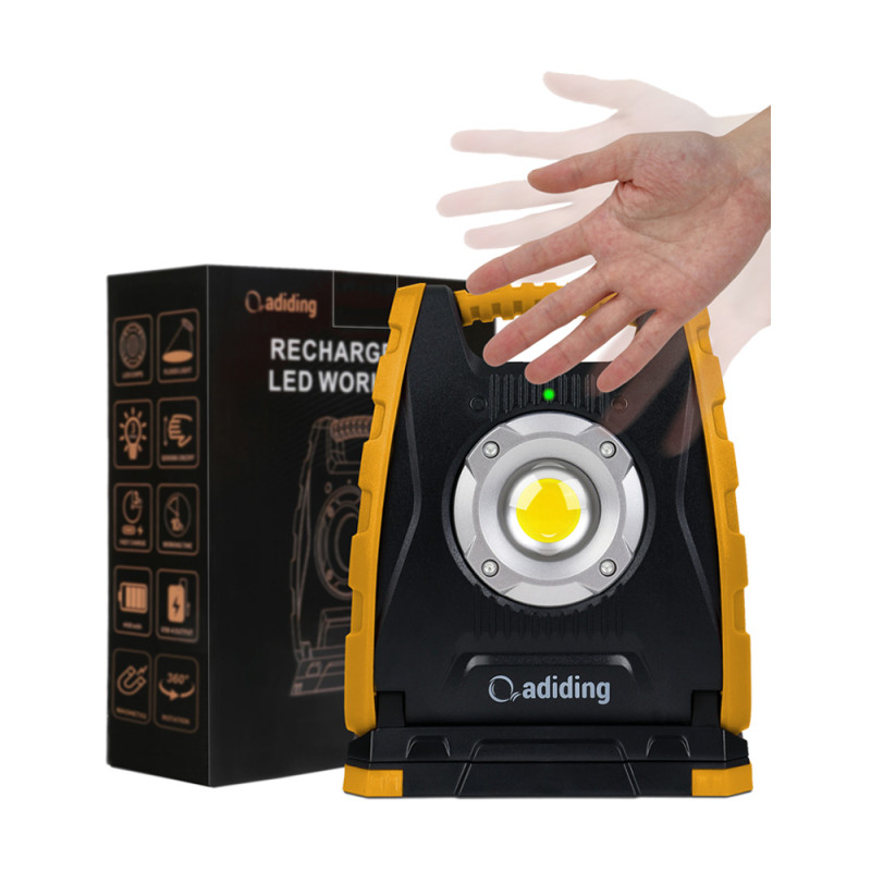 Adiding LED Work Light with Sensor, Rechargeable, Portable, Magn