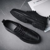 New Tide Shoes Men Leather Business Shoes fashion Leather Oxford British Man Formal Dress Casual Flats Breathable %