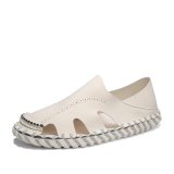 Size 12 Casual Mens Sandals Summer Shoes 2021 New Sandles Leather Breathable Comfort Slip on Fashion Open Toe Shoes Sandalias