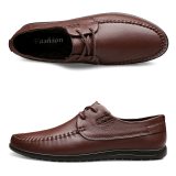 Male Leisure Shoes Big Size 37-45 casual Oxford Mens Genuine Leather Designer Shoes Men Luxury Shoes Black Business Sneaker %