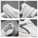 Mens Shoes 2021 New Spring White Casual Shoes for Men Comfortable Sports Walking Shoes PU Leather Fashion Daily Footwear Man
