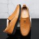 Summer Shoes Breathable Loafers Leather Mens Casual Shoes Comfort Moccasins Men Flats Hot Sale Soft Driving Shoes Man Sneakers