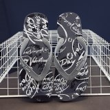 Summer Men's Street Style Flip-flops Sandals Shark Camouflage Printing Personalized Indoor Beach pool Slippers 38-45 Large Size