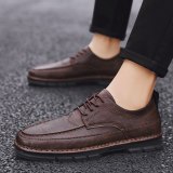 New Tide Shoes Men Leather Business Shoes fashion Leather Oxford British Man Formal Dress Casual Flats Breathable %
