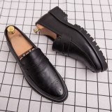 2020 Hot Sale Leather Men Shoes Casual Flat Men Shoes Waterproof Breathable Loafers Big Size 47 Male Moccasins Driving Shoes %