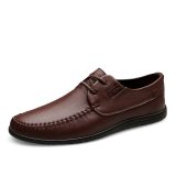 Male Leisure Shoes Big Size 37-45 casual Oxford Mens Genuine Leather Designer Shoes Men Luxury Shoes Black Business Sneaker %