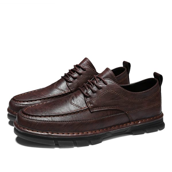 New Tide Shoes Men Leather Business Shoes fashion Leather Oxford British Man Formal Dress Casual Flats Breathable %