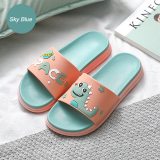 Summer Women Cute Animal Floor Flat Shoes Indoor Flip Flops Non-Slip Bathroom Home Slippers Female Beach Shoe
