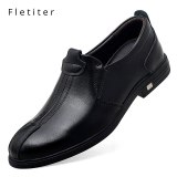 Big size 38-48 mens dress italian leather shoes luxury brand mens loafers genuine leather formal loafers moccasins men