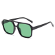 sunglasses, square Double new beam personalized Korean version, trendy sunglasses, high-end, UV resistant,