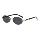 Popular Women Men Shades Oval Sun Glasses For Female Male Summer Traveling UV400 Rimless Sunglasses Round Fashion