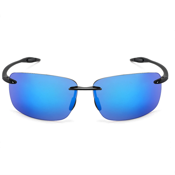 Fashion Sports Sunglasses For Men Women Tr90 Rimless Frame for Running Fishing Golf Driving Sun Glasses UV400 MJ8009