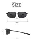 Sunglasses for Women Men,TR90 Frame Ultra Lightweight and Sun Reading UV Protection 8001