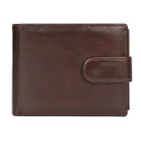 Top Grade Men's Leather Wallet Genuine Leather Short Purse Wallets Real Cowskin Men Purse Wallet For Credit Cards Cash Coins