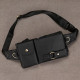 Fashion Men's chest bag new casual waist bag cross body men's chest bags multifunction leather men's waist pack for male