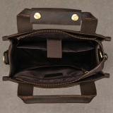 High Quality Men's Leather Shoulder Bag Real Cowskin Crossbody Bags Male Messenger Bag Luxury Men's Handbag Business Tote