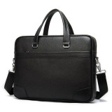 Newsbirds New Designer Leather man's business bag real cowskin laptop business bag for men male briefcase business tote luxury